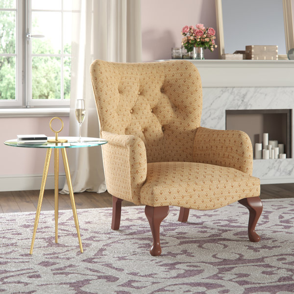 Fairmont Park Loretta Upholstered Wingback Chair & Reviews Wayfair.co.uk